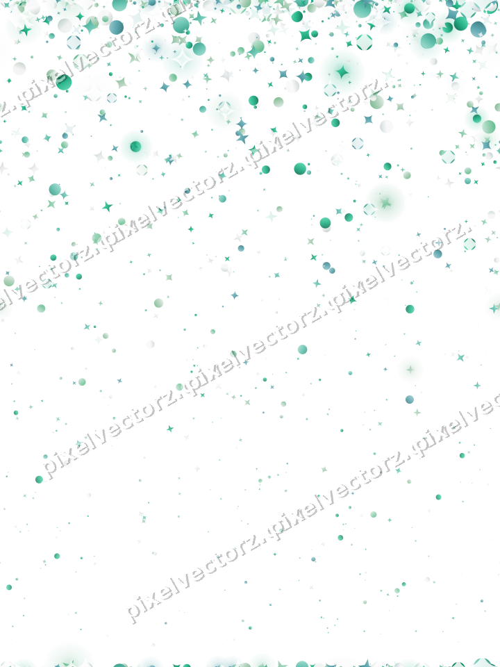 Nahtloser Glitzerregen aus Sternen und Funken auf transparentem Grund