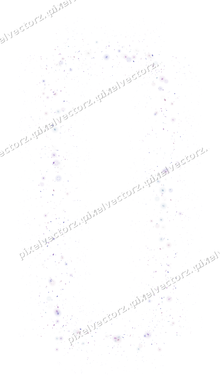 Nahtloser Glitzerrahmen in Violett und Blau auf transparentem Grund