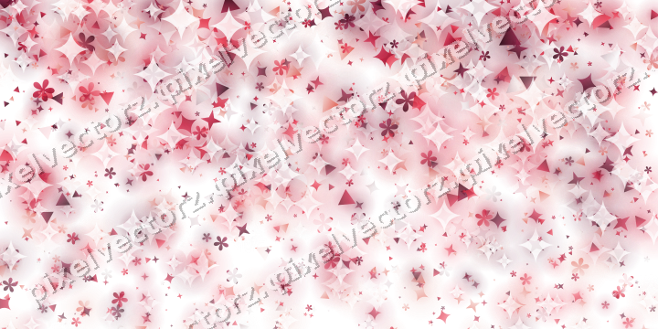 Glitzerregen aus Sternen und Funken in Rosa auf transparentem Grund