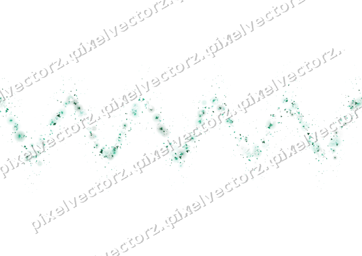 Nahtlose Glitzerwelle auf transparentem Grund