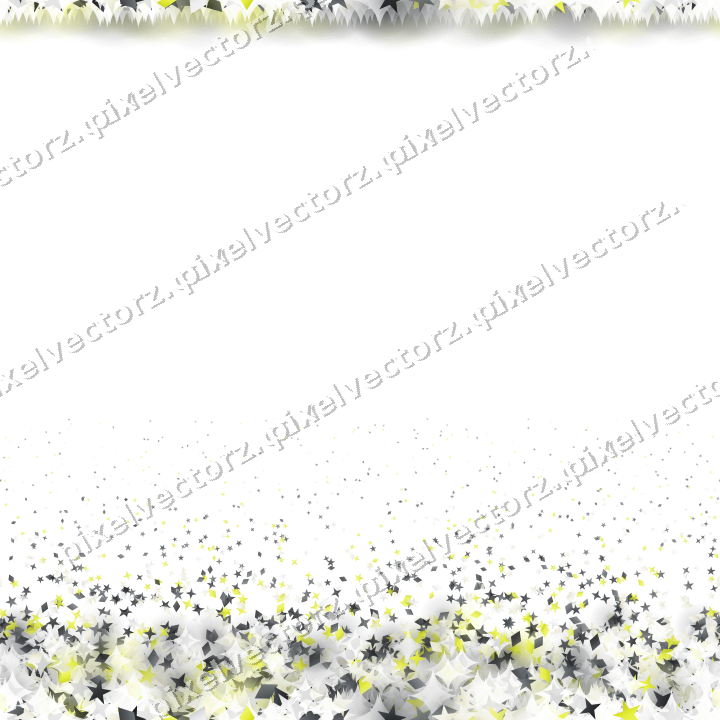 Nahtloser Glitzeraufstieg in Gelb und Grau auf transparentem Grund