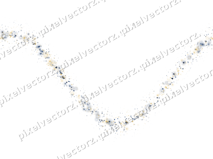 Nahtlose Glitzerwelle in Dunkelblau auf transparentem Grund