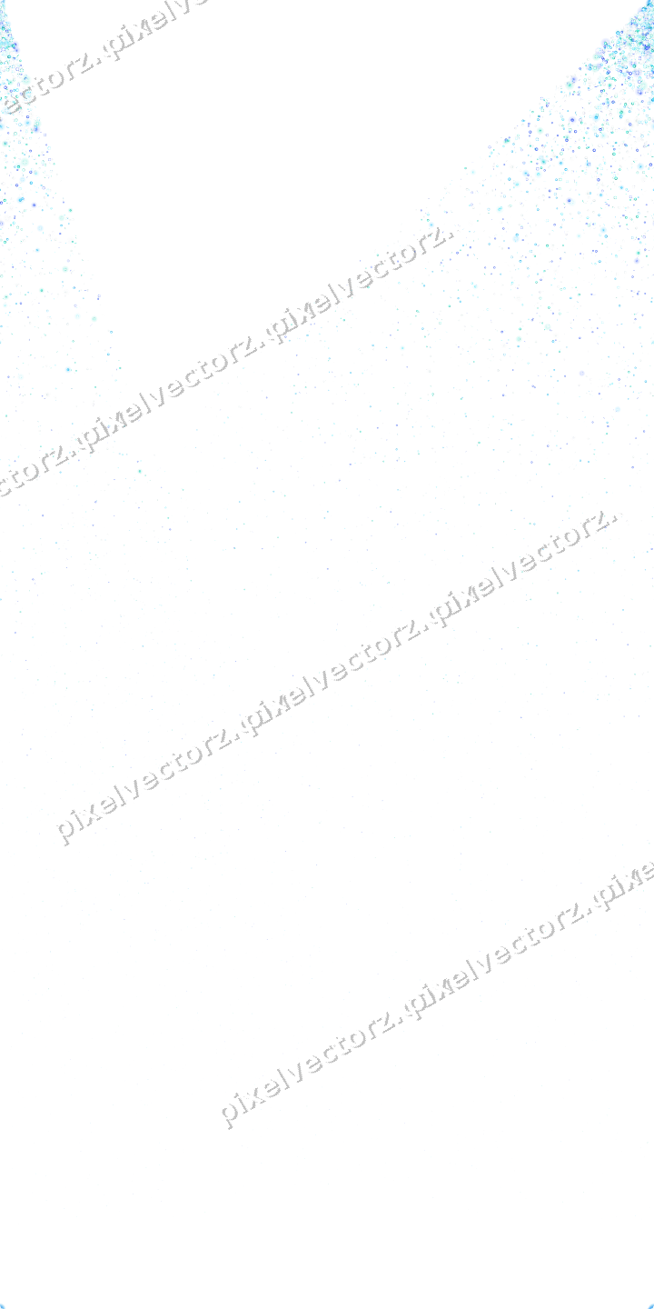 Nahtloser Glitzerfächer in Türkis und Petrol auf transparentem Grund