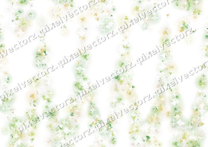 Nahtlose Glitzergirlande in Limette und Gelb auf transparentem Grund