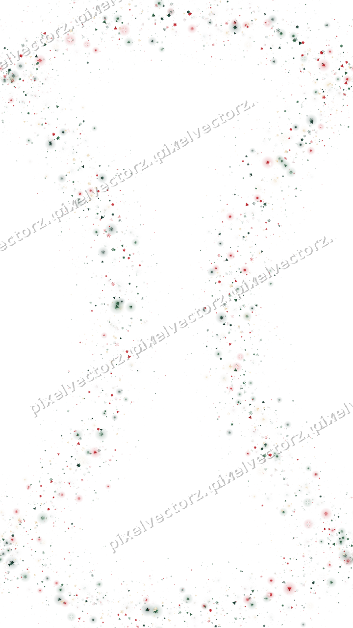 Nahtloser Glitzerkranz in Dunkelgrün und Rot auf transparentem Grund