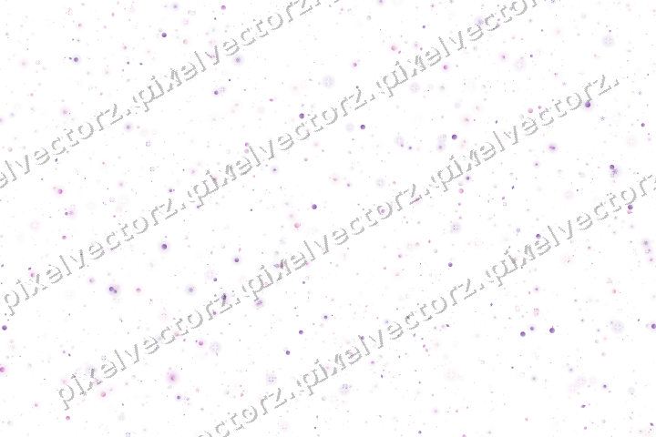 Glitzerstreuung aus Schneeflocken und Punkten auf transparentem Grund