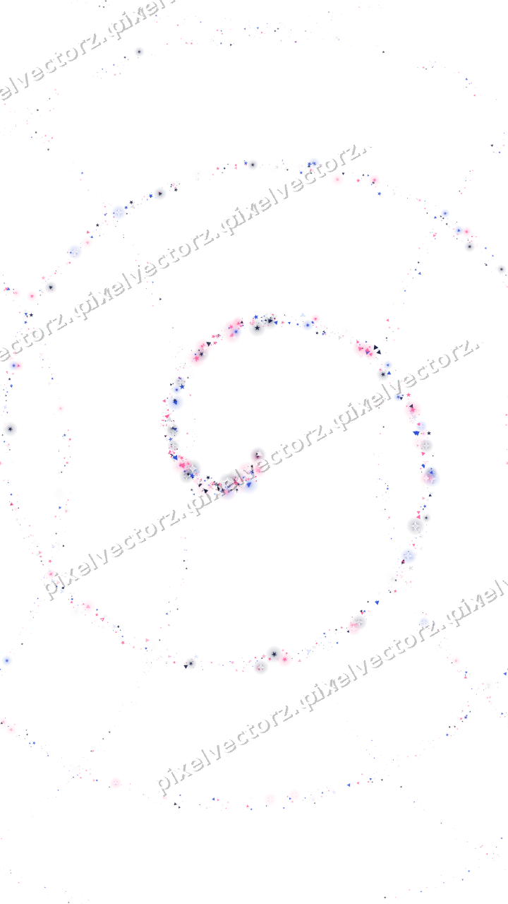 Nahtlose Glitzerspirale in Rosa und Blau auf transparentem Grund