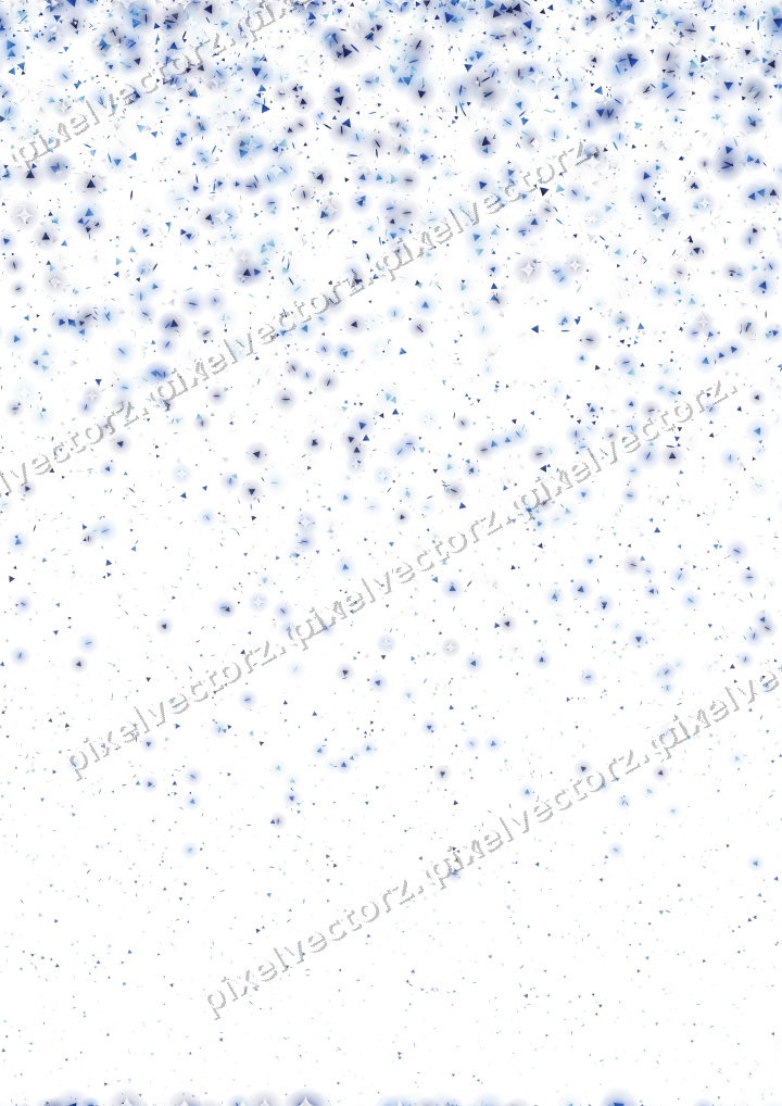 Nahtloser Glitzerregen in Blau und Türkis auf transparentem Grund