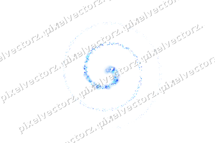 Nahtlose Glitzerspirale aus Sternen und Herzen auf transparentem Grund