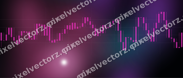 Leuchtender Neon Diagramm Hintergrund in Magenta und Violett