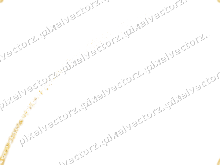 Nahtloser Sternenschweif auf transparentem Grund