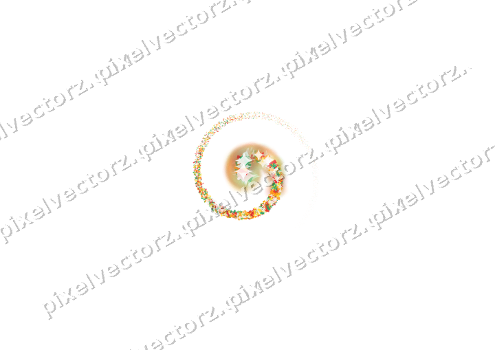 Nahtlose Glitzerspirale in Rot und Orange auf transparentem Grund