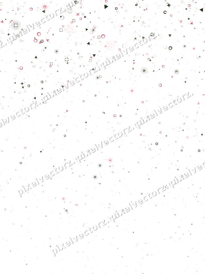 Nahtloser Glitzerregen aus Sternen und Ringen auf transparentem Grund