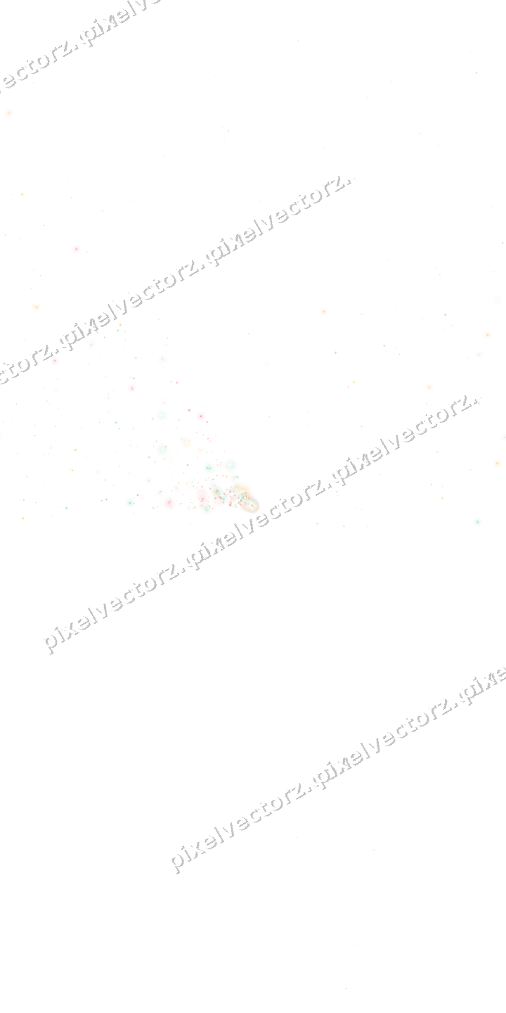Nahtloser Glitzerfächer aus Sternen und Funken auf transparentem Grund