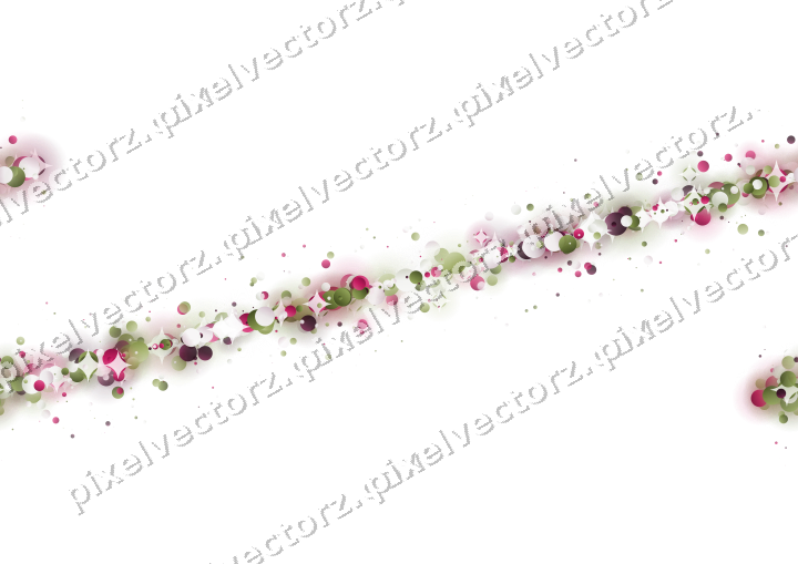 Nahtloses Glitzerband aus Punkten in Limette auf transparentem Grund