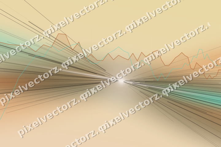 Zarter Pastell Diagramm Hintergrund in Orange und Petrol