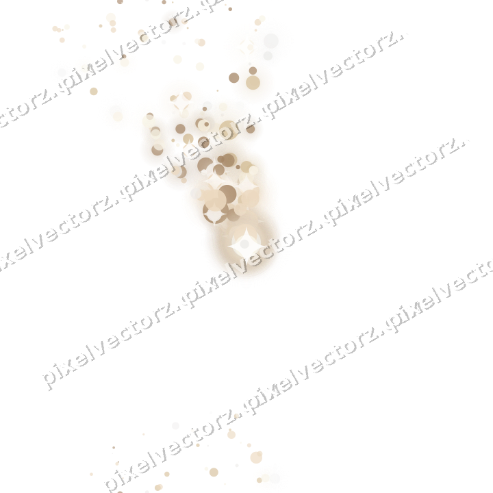 Nahtloser Glitzerfächer aus Punkten auf transparentem Grund
