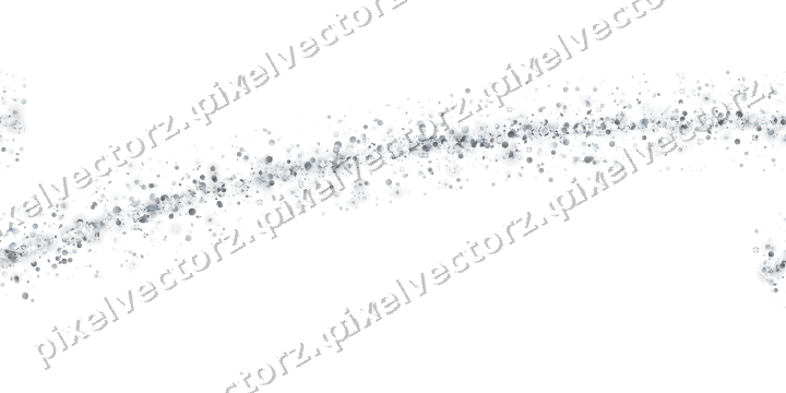Nahtloser Glitzerbogen aus Punkten und Rauten auf transparentem Grund