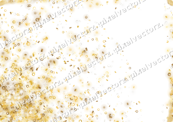 Nahtloser Glitzerfächer auf transparentem Grund