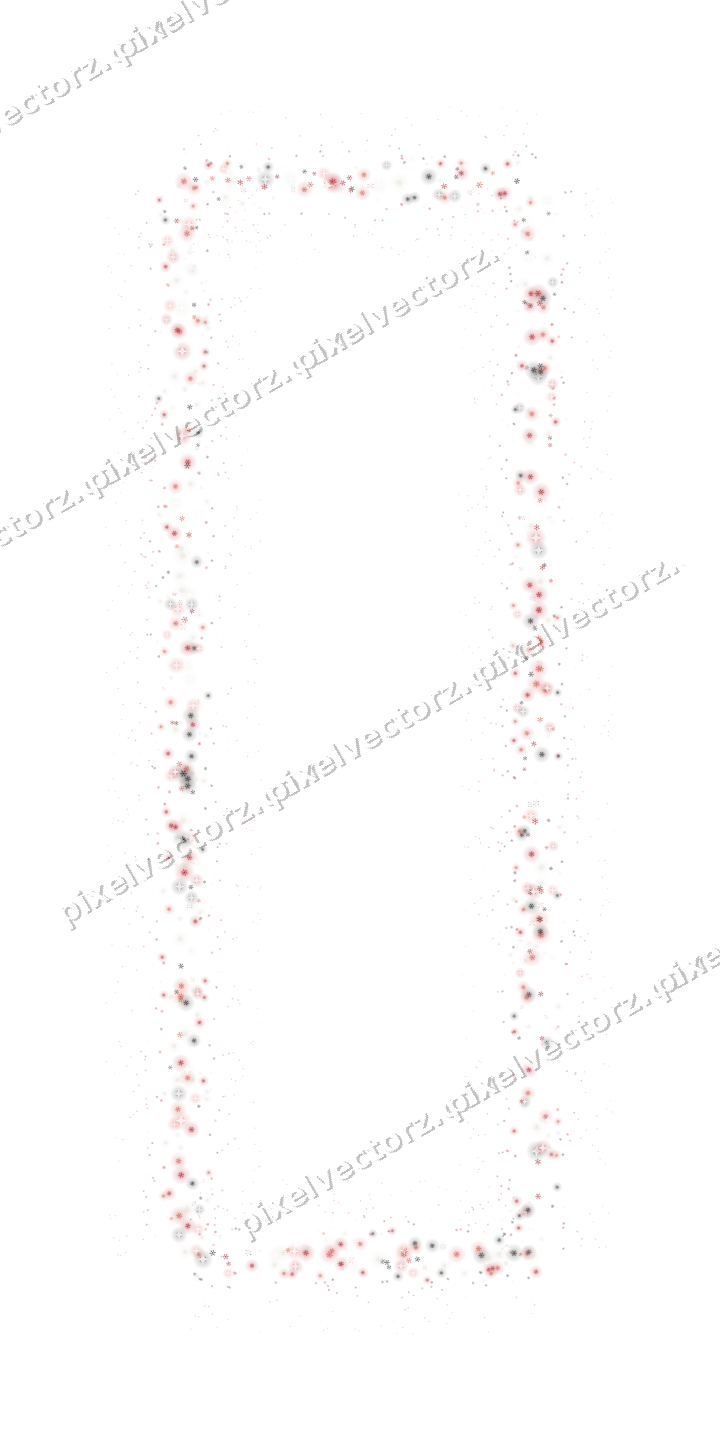 Nahtloser Glitzerrahmen aus Schneeflocken auf transparentem Grund