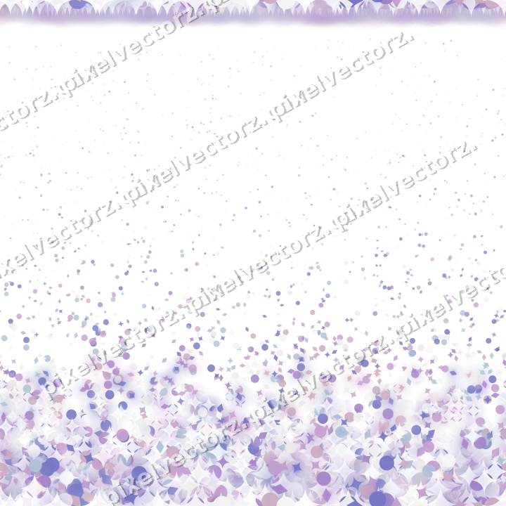 Nahtloser Glitzeraufstieg in Violett und Blau auf transparentem Grund
