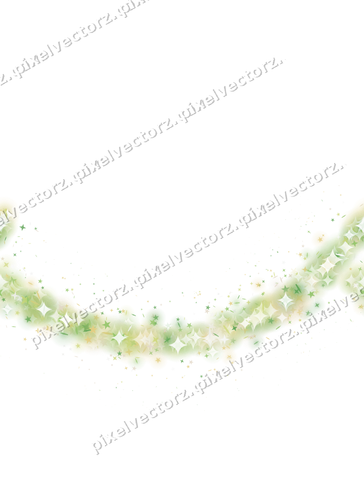 Nahtloser Glitzerbogen in Limette und Gelb auf transparentem Grund