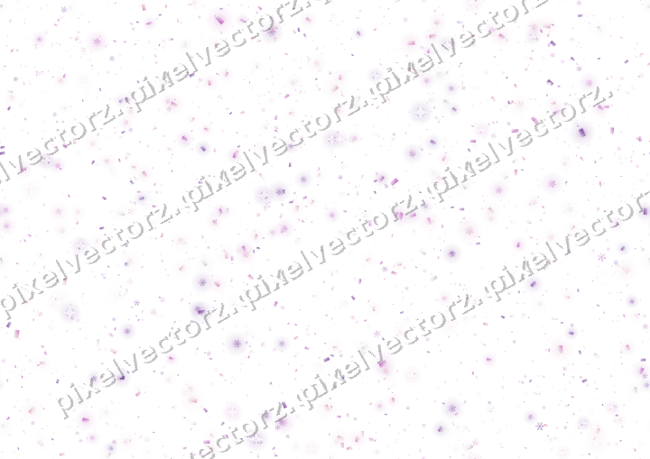 Nahtlose Glitzerstreuung in Magenta auf transparentem Grund