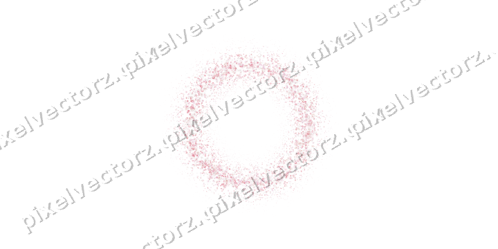 Nahtloser Glitzerkranz aus Blüten und Ringen auf transparentem Grund
