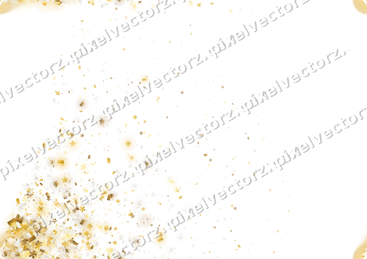 Nahtloser Glitzerfächer auf transparentem Grund
