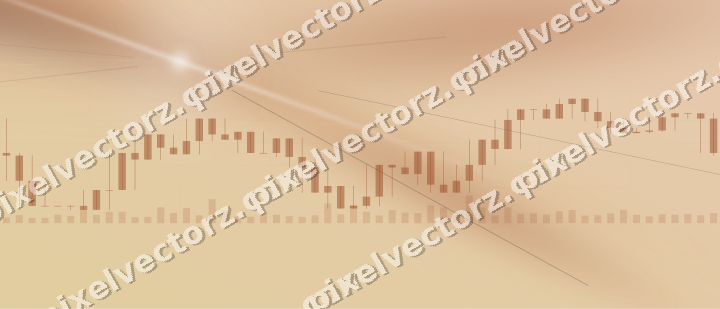 Zarter Pastell Diagramm Hintergrund in Orange und Blau