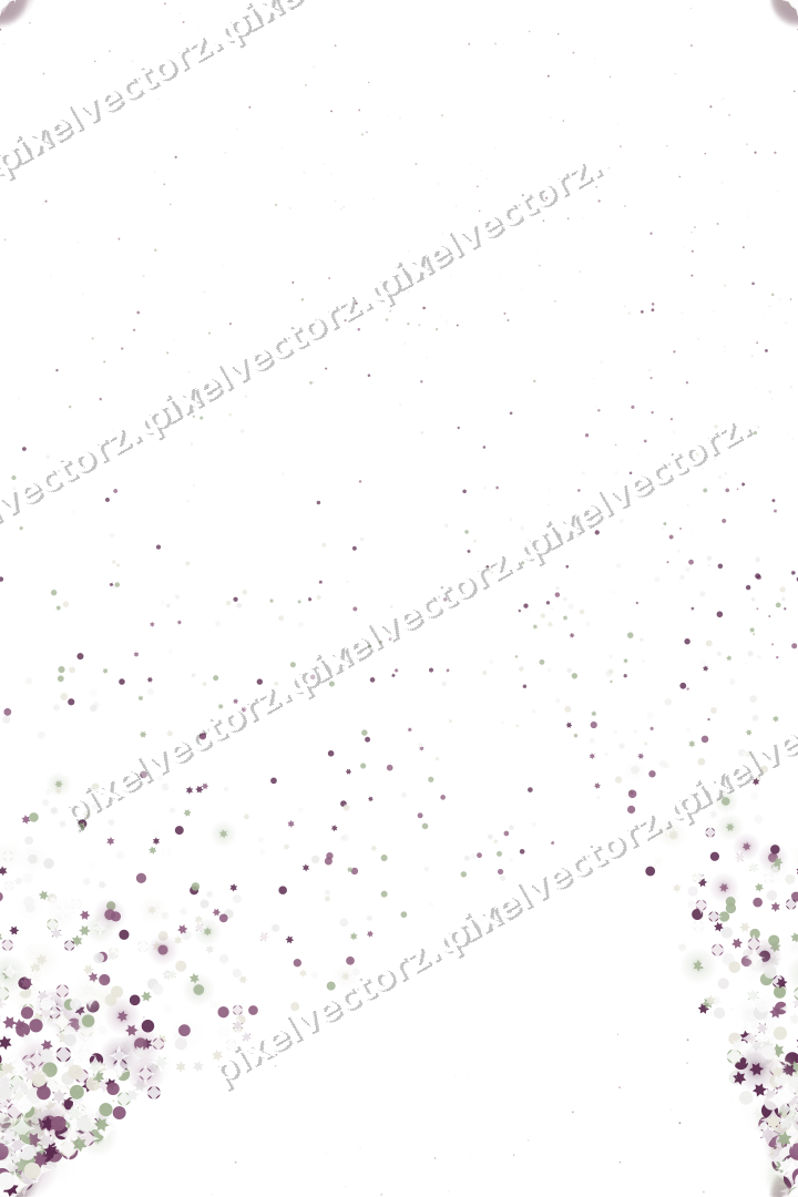 Nahtloser Glitzerfächer in Dunkelmagenta auf transparentem Grund