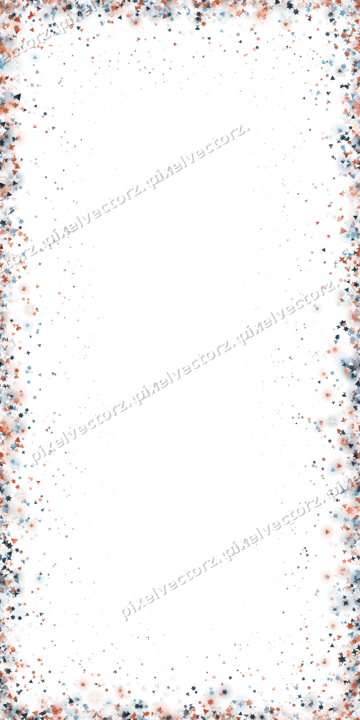 Nahtlose Glitzervignette in Orange und Türkis auf transparentem Grund