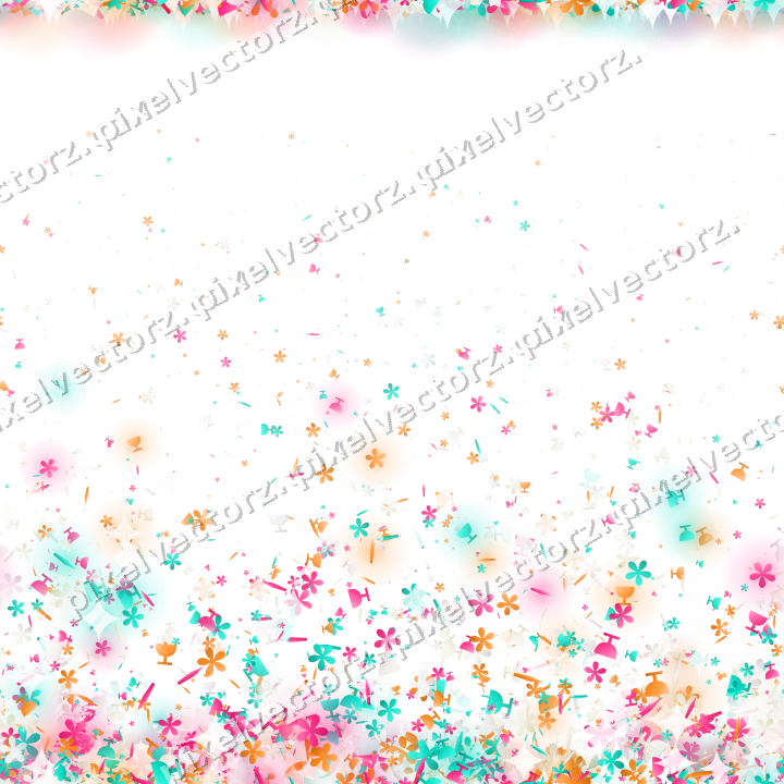 Nahtloser Glitzeraufstieg in Rosa und Orange auf transparentem Grund