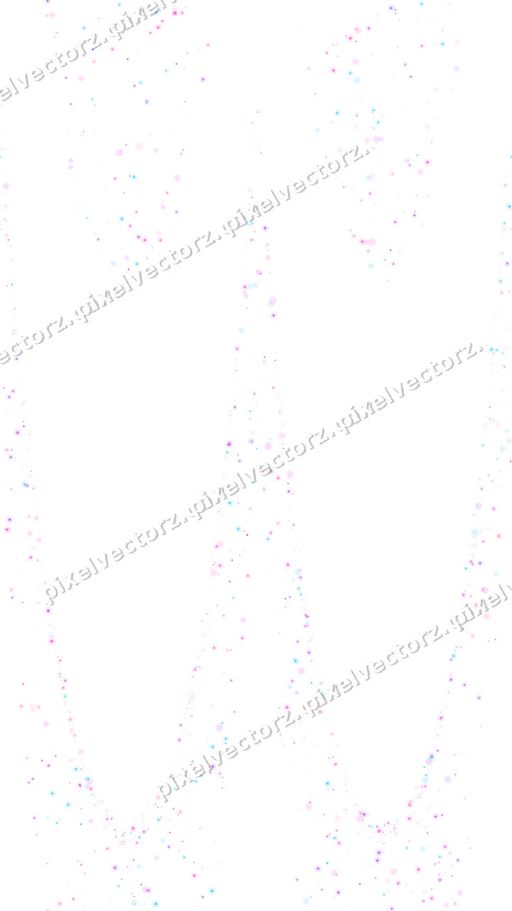 Nahtlose Glitzergirlande aus Funken in Magenta auf transparentem Grund