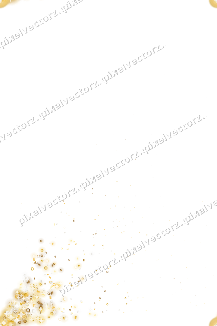 Nahtloser Glitzerfächer auf transparentem Grund