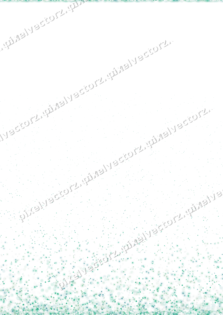 Nahtloser Glitzeraufstieg in Grün und Petrol auf transparentem Grund