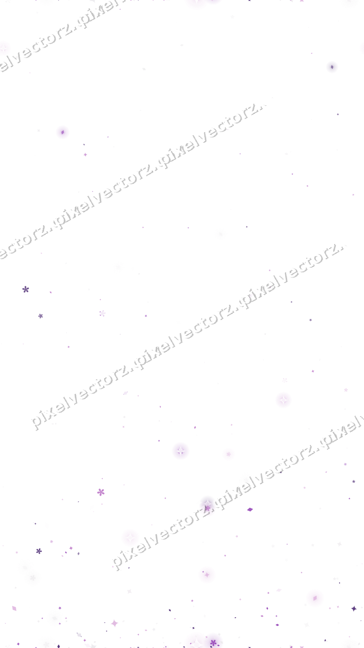 Nahtloser Glitzeraufstieg in Violett auf transparentem Grund