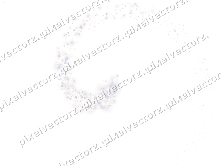Nahtlose Glitzerspirale in Blassrosa auf transparentem Grund