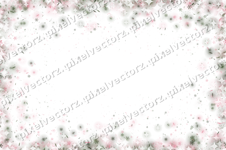 Nahtlose Glitzervignette in Rosa auf transparentem Grund