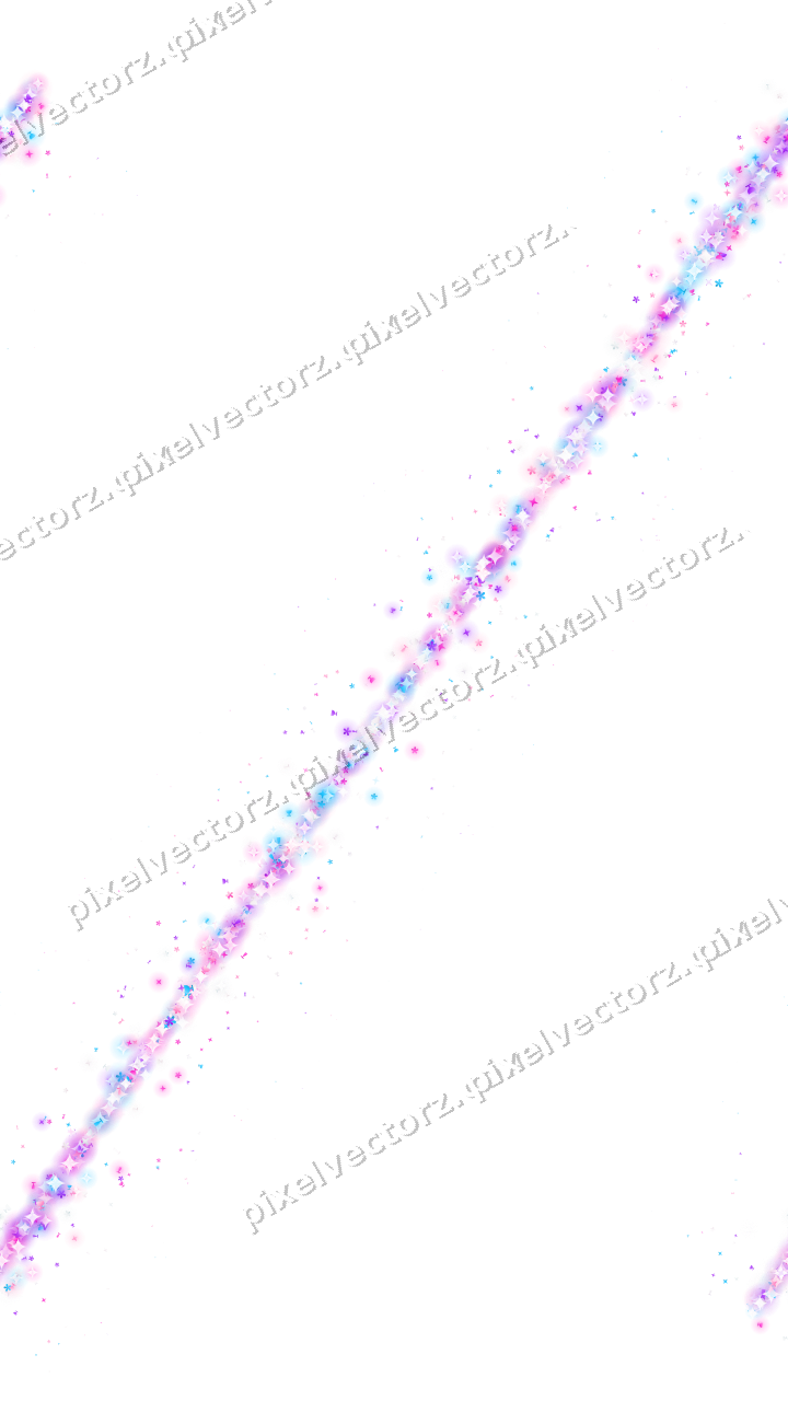 Nahtloses Glitzerband aus Sternen und Blüten auf transparentem Grund