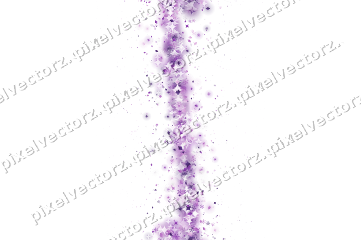 Nahtloses Glitzerband in Violett auf transparentem Grund