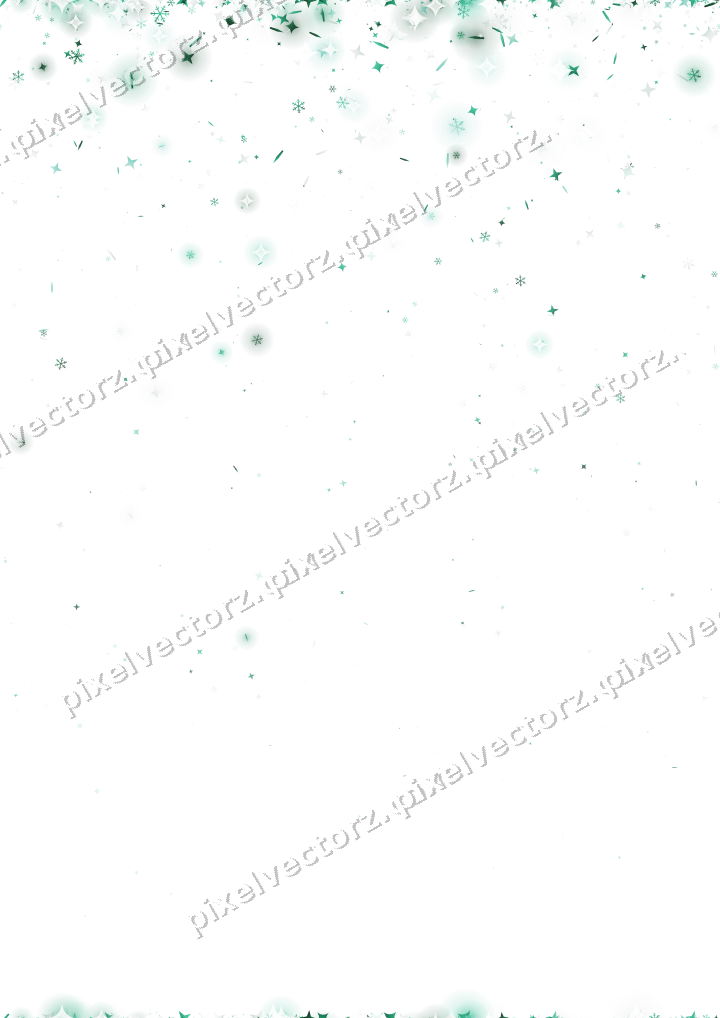 Nahtloser Glitzerregen aus Sternen und Funken auf transparentem Grund