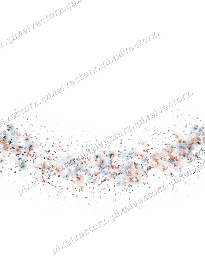 Nahtloser Glitzerbogen in Orange und Türkis auf transparentem Grund