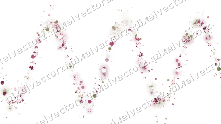 Nahtlose Glitzerwelle in Dunkelrosa und Gelb auf transparentem Grund