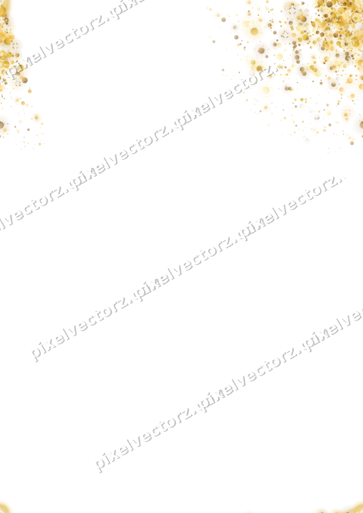 Nahtloser Glitzerfächer aus Punkten auf transparentem Grund