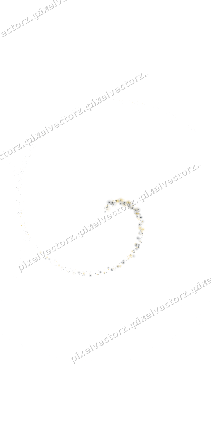 Nahtlose Glitzerspirale in Bernstein und Grau auf transparentem Grund