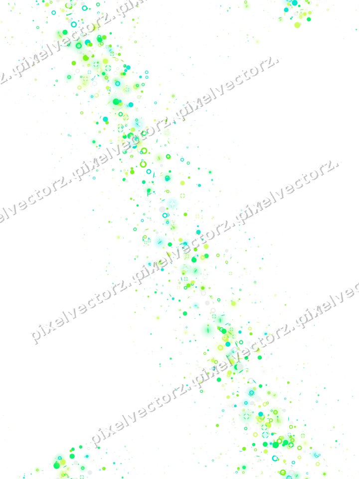 Nahtloses Glitzerband aus Punkten und Ringen auf transparentem Grund