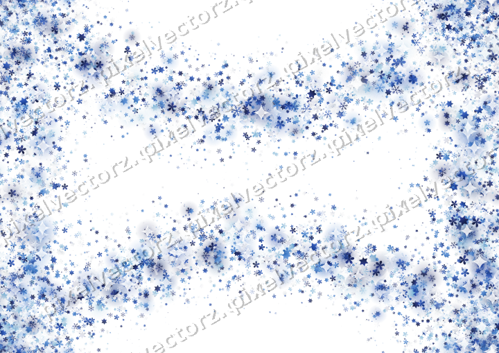 Nahtloser Glitzerkranz in Blau und Türkis auf transparentem Grund