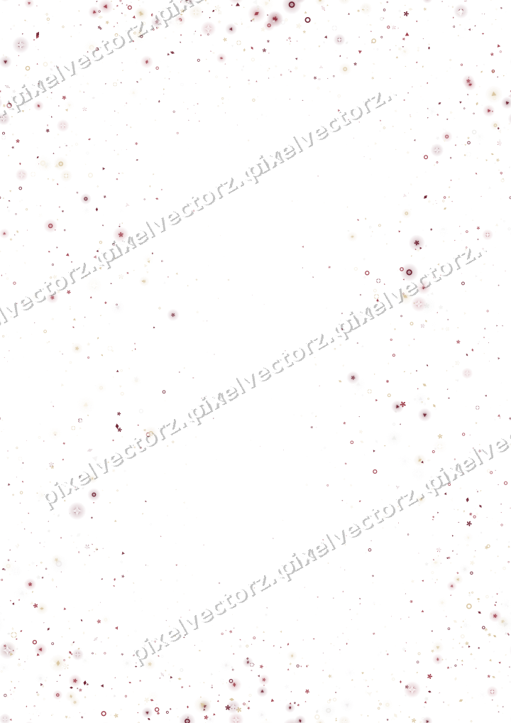 Nahtloser Glitzerkranz aus Blüten und Ringen auf transparentem Grund