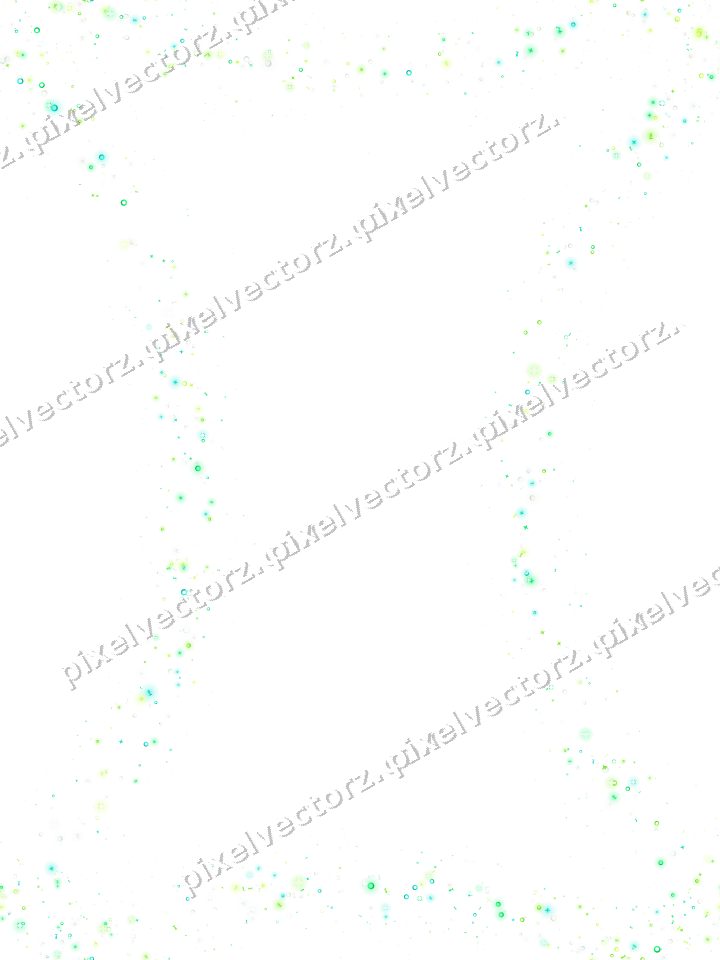 Nahtloser Glitzerkranz in Grün und Limette auf transparentem Grund